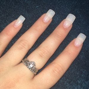 silver princess ring